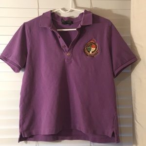 Lauren Ralph Lauren purple polo size large